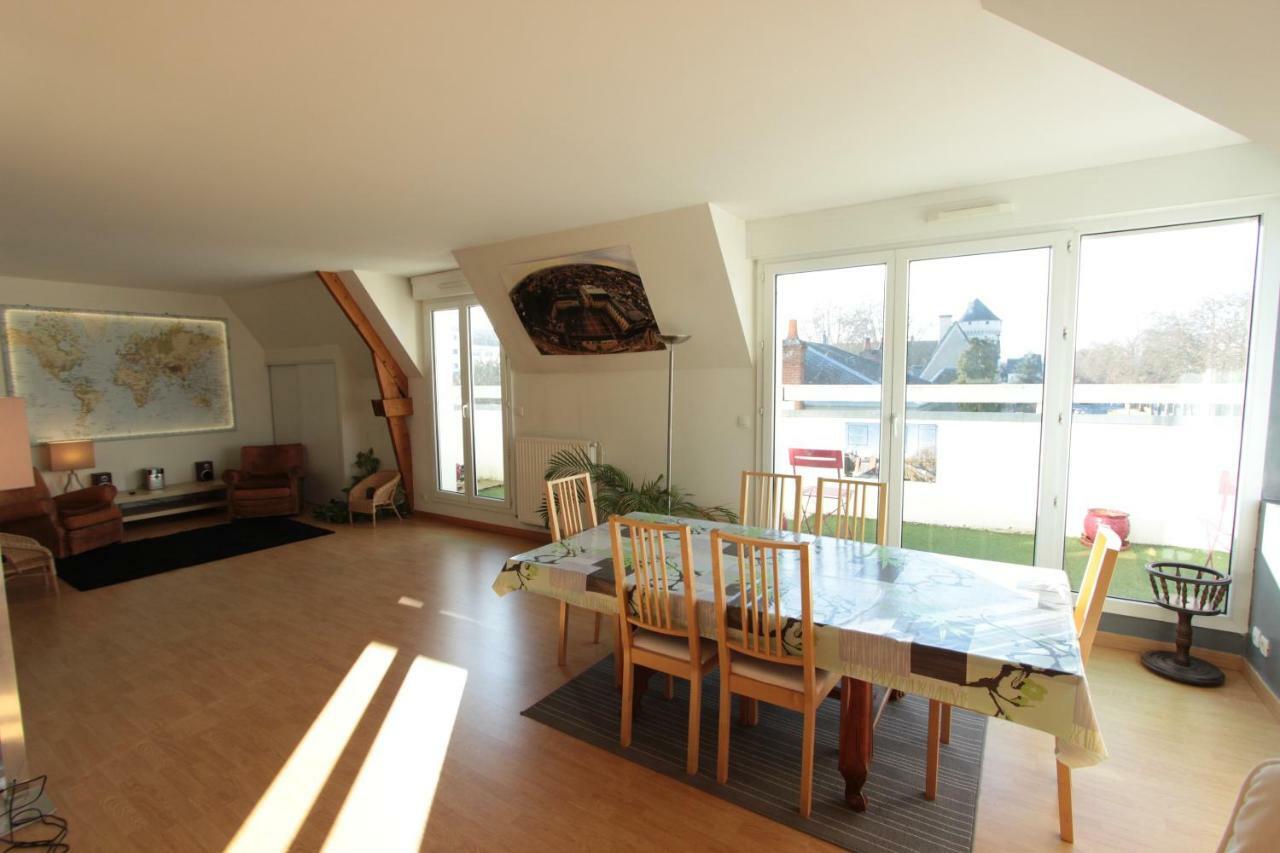 Appartamento Loire Terrasse Tours Esterno foto